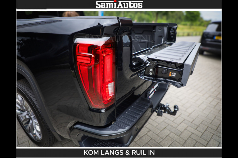 GMC Sierra DENALI | All-In Prijs | 6,2 V8 Full Option | De Meest Luxe Pick-Up in zijn Klasse | Comfortabele Dubbele Cabine met Royale 5 Zitplaatsen | BPM vrij | Nu Leverbaar uit Voorraad | Voorraad Nr 2232 | De specialist in Amerikaanse pick‑ups in Nederland en Europa.