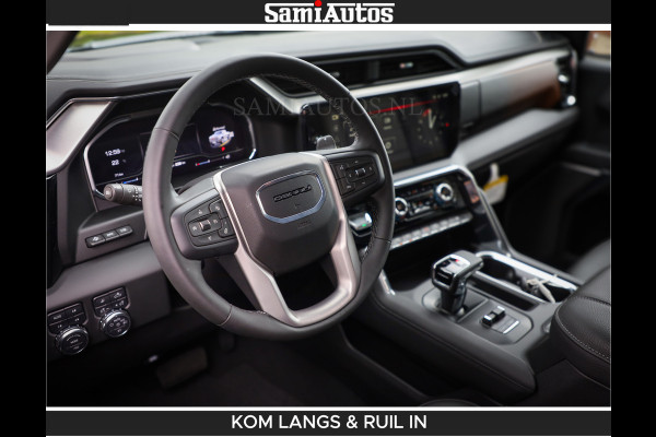 GMC Sierra DENALI | All-In Prijs | 6,2 V8 Full Option | De Meest Luxe Pick-Up in zijn Klasse | Comfortabele Dubbele Cabine met Royale 5 Zitplaatsen | BPM vrij | Nu Leverbaar uit Voorraad | Voorraad Nr 2232 | De specialist in Amerikaanse pick‑ups in Nederland en Europa.