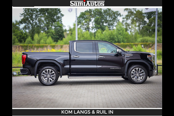 GMC Sierra DENALI | All-In Prijs | 6,2 V8 Full Option | De Meest Luxe Pick-Up in zijn Klasse | Comfortabele Dubbele Cabine met Royale 5 Zitplaatsen | BPM vrij | Nu Leverbaar uit Voorraad | Voorraad Nr 2232 | De specialist in Amerikaanse pick‑ups in Nederland en Europa.