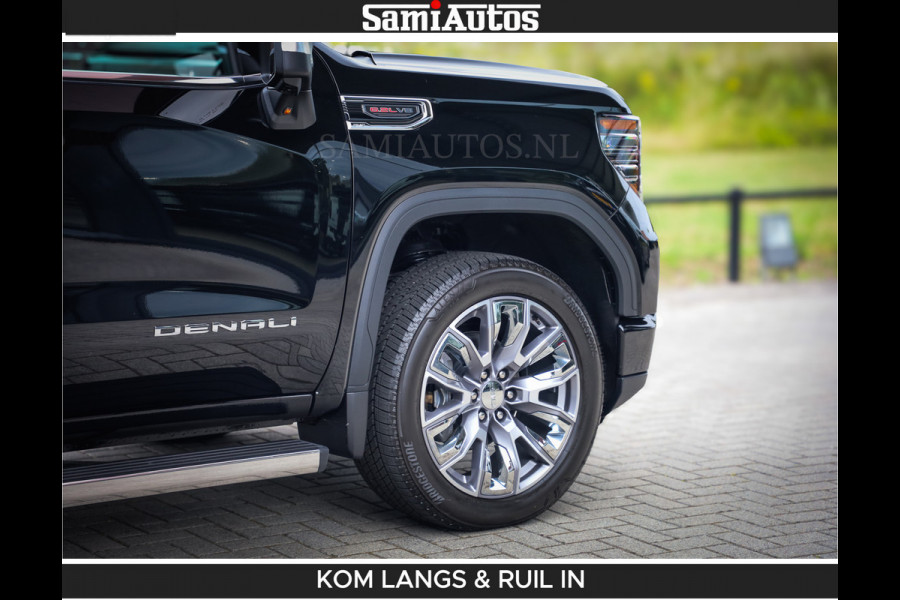 GMC Sierra DENALI | All-In Prijs | 6,2 V8 Full Option | De Meest Luxe Pick-Up in zijn Klasse | Comfortabele Dubbele Cabine met Royale 5 Zitplaatsen | BPM vrij | Nu Leverbaar uit Voorraad | Voorraad Nr 2232 | De specialist in Amerikaanse pick‑ups in Nederland en Europa.