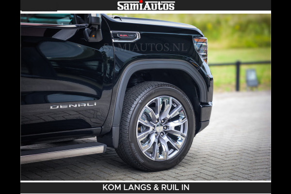 GMC Sierra DENALI | All-In Prijs | 6,2 V8 Full Option | De Meest Luxe Pick-Up in zijn Klasse | Comfortabele Dubbele Cabine met Royale 5 Zitplaatsen | BPM vrij | Nu Leverbaar uit Voorraad | Voorraad Nr 2232 | De specialist in Amerikaanse pick‑ups in Nederland en Europa.