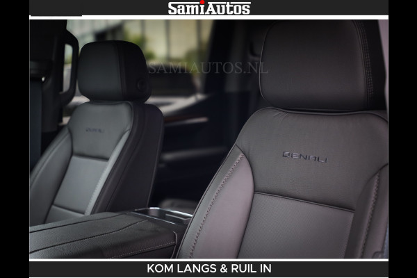 GMC Sierra DENALI | All-In Prijs | 6,2 V8 Full Option | De Meest Luxe Pick-Up in zijn Klasse | Comfortabele Dubbele Cabine met Royale 5 Zitplaatsen | BPM vrij | Nu Leverbaar uit Voorraad | Voorraad Nr 2232 | De specialist in Amerikaanse pick‑ups in Nederland en Europa.