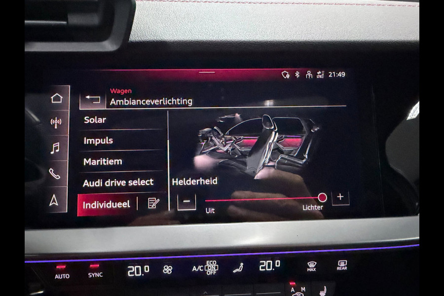 Audi A3 Sportback 45 TFSI e 3 X S-LINE S3 LOOK RS-STOELEN PANO/SFEERVERL/V-COCKPIT/NAVI/CARPLAY/DAB///