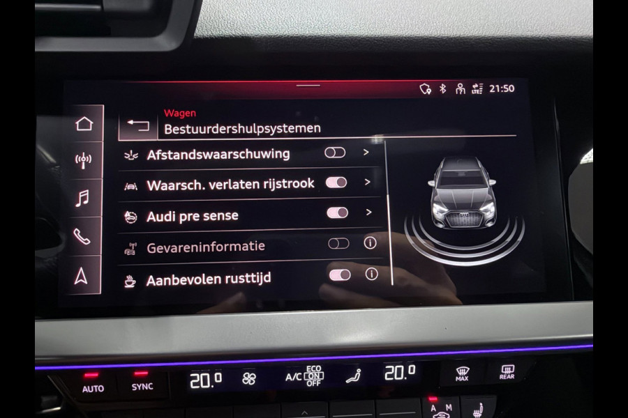 Audi A3 Sportback 45 TFSI e 3 X S-LINE S3 LOOK RS-STOELEN PANO/SFEERVERL/V-COCKPIT/NAVI/CARPLAY/DAB///