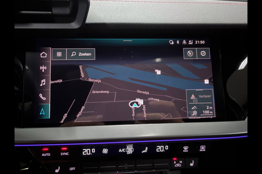 Audi A3 Sportback 45 TFSI e 3 X S-LINE S3 LOOK RS-STOELEN PANO/SFEERVERL/V-COCKPIT/NAVI/CARPLAY/DAB///