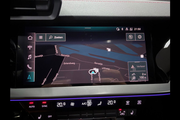 Audi A3 Sportback 45 TFSI e 3 X S-LINE S3 LOOK RS-STOELEN PANO/SFEERVERL/V-COCKPIT/NAVI/CARPLAY/DAB///