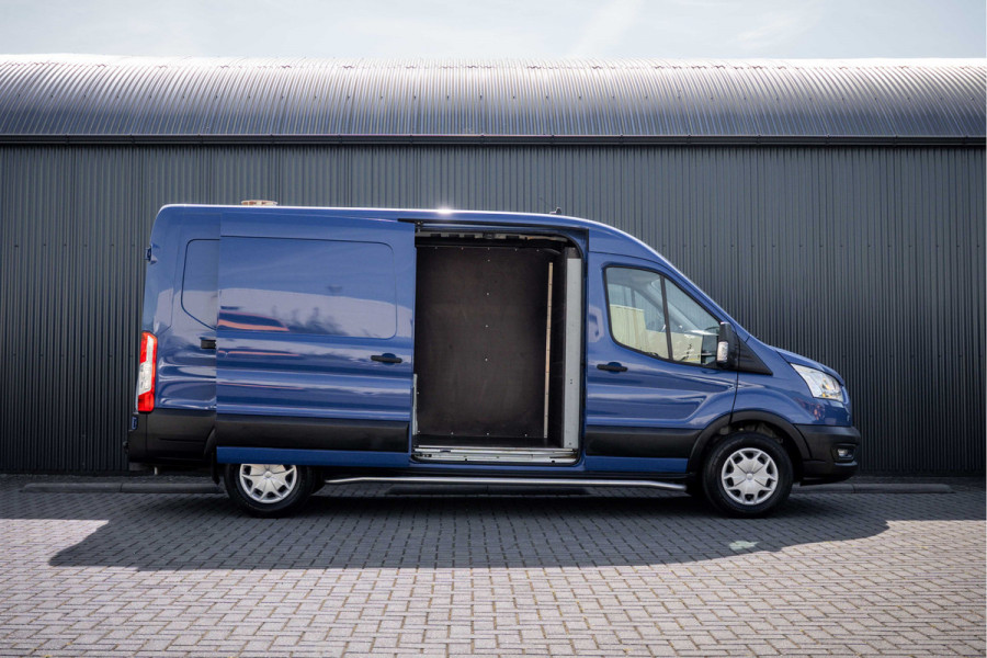 Ford Transit 2.0 EcoBlue L3H2 | 130 PK | 3-Zits | Carplay | Cruise | PDC | Airco | Trekhaak