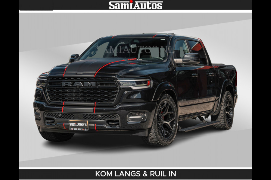 Dodge Ram HULK PACKAGE | Limited Night H.O 540HP 706Nm | Massage + Full Option | De Meest Luxe en Volle Pick-Up in zijn Klasse | Hulk Pack Comfortabele Dubbele Cabine met Royale 5 Zitplaatsen | BPM vrij | Nu Leverbaar uit Voorraad | Voorraad Nr 2353 - 5412 | De specialist in Amerikaanse pick‑ups in Nederland en Europa.