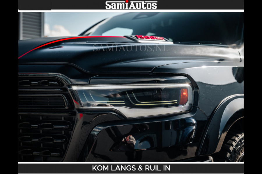 Dodge Ram HULK PACKAGE | Limited Night H.O 540HP 706Nm | Massage + Full Option | De Meest Luxe en Volle Pick-Up in zijn Klasse | Hulk Pack Comfortabele Dubbele Cabine met Royale 5 Zitplaatsen | BPM vrij | Nu Leverbaar uit Voorraad | Voorraad Nr 2353 - 5412 | De specialist in Amerikaanse pick‑ups in Nederland en Europa.