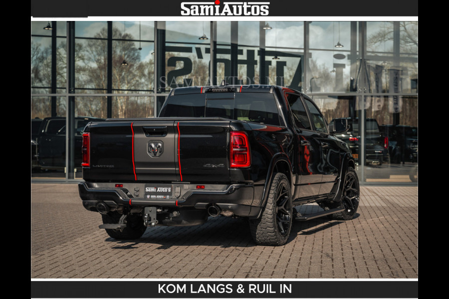 Dodge Ram HULK PACKAGE | Limited Night H.O 540HP 706Nm | Massage + Full Option | De Meest Luxe en Volle Pick-Up in zijn Klasse | Hulk Pack Comfortabele Dubbele Cabine met Royale 5 Zitplaatsen | BPM vrij | Nu Leverbaar uit Voorraad | Voorraad Nr 2353 - 5412 | De specialist in Amerikaanse pick‑ups in Nederland en Europa.