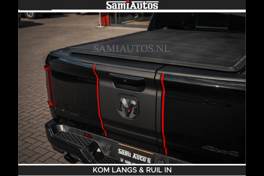 Dodge Ram HULK PACKAGE | Limited Night H.O 540HP 706Nm | Massage + Full Option | De Meest Luxe en Volle Pick-Up in zijn Klasse | Hulk Pack Comfortabele Dubbele Cabine met Royale 5 Zitplaatsen | BPM vrij | Nu Leverbaar uit Voorraad | Voorraad Nr 2353 - 5412 | De specialist in Amerikaanse pick‑ups in Nederland en Europa.