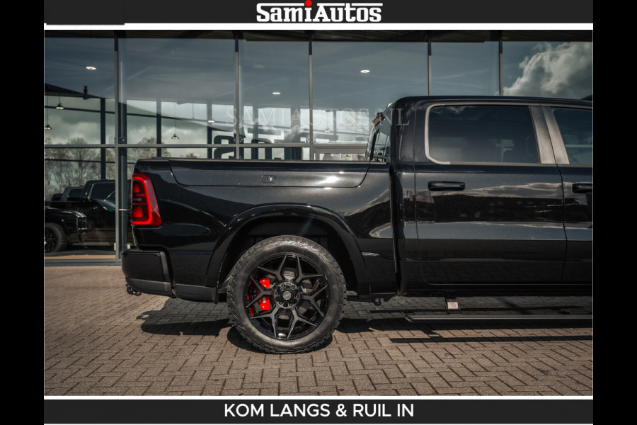 Dodge Ram HULK PACKAGE | Limited Night H.O 540HP 706Nm | Massage + Full Option | De Meest Luxe en Volle Pick-Up in zijn Klasse | Hulk Pack Comfortabele Dubbele Cabine met Royale 5 Zitplaatsen | BPM vrij | Nu Leverbaar uit Voorraad | Voorraad Nr 2353 - 5412 | De specialist in Amerikaanse pick‑ups in Nederland en Europa.