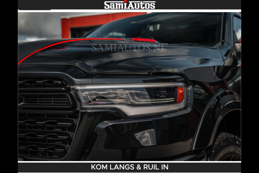 Dodge Ram HULK PACKAGE | Limited Night H.O 540HP 706Nm | Massage + Full Option | De Meest Luxe en Volle Pick-Up in zijn Klasse | Hulk Pack Comfortabele Dubbele Cabine met Royale 5 Zitplaatsen | BPM vrij | Nu Leverbaar uit Voorraad | Voorraad Nr 2353 - 5412 | De specialist in Amerikaanse pick‑ups in Nederland en Europa.