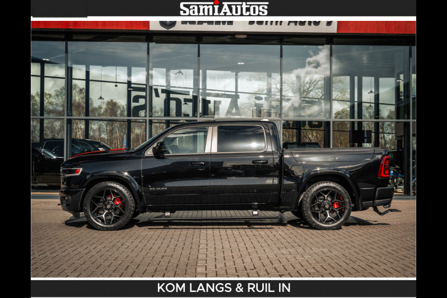 Dodge Ram HULK PACKAGE | Limited Night H.O 540HP 706Nm | Massage + Full Option | De Meest Luxe en Volle Pick-Up in zijn Klasse | Hulk Pack Comfortabele Dubbele Cabine met Royale 5 Zitplaatsen | BPM vrij | Nu Leverbaar uit Voorraad | Voorraad Nr 2353 - 5412 | De specialist in Amerikaanse pick‑ups in Nederland en Europa.