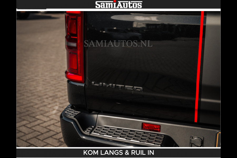 Dodge Ram HULK PACKAGE | Limited Night H.O 540HP 706Nm | Massage + Full Option | De Meest Luxe en Volle Pick-Up in zijn Klasse | Hulk Pack Comfortabele Dubbele Cabine met Royale 5 Zitplaatsen | BPM vrij | Nu Leverbaar uit Voorraad | Voorraad Nr 2353 - 5412 | De specialist in Amerikaanse pick‑ups in Nederland en Europa.