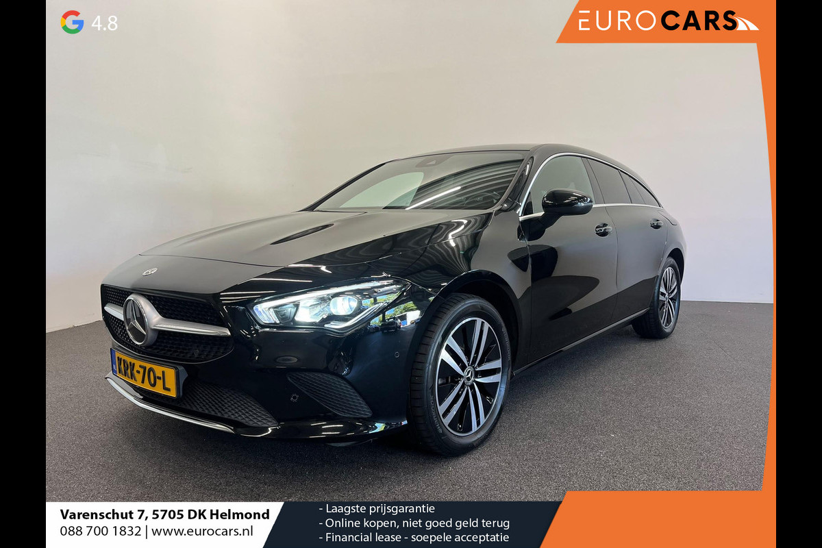 Mercedes-Benz CLA-Klasse Shooting Brake 250 e Business SoH 93% Panoramadak Trekhaak Navigatie Camera Parkeerhulp Cruise control Stoelverwarming Virtual Cockpit Full Led Half leder Climate Control Lichtmetalen velgen