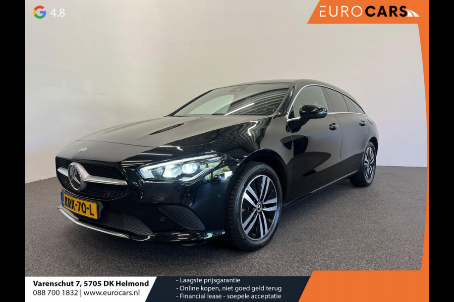 Mercedes-Benz CLA-Klasse Shooting Brake 250 e Business SoH 93% Panoramadak Trekhaak Navigatie Camera Parkeerhulp Cruise control Stoelverwarming Virtual Cockpit Full Led Half leder Climate Control Lichtmetalen velgen