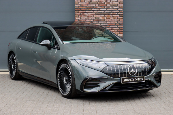 Mercedes-Benz EQS AMG 53 4MATIC+ 108 kWh | Manufaktur | Keramisch | Achterasbesturing | Hyperscreen | Carbon | HUD | Massage | Verwarmd Stuurwiel | Stoelventilatie | Luchtvering |