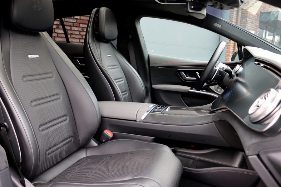 Mercedes-Benz EQS AMG 53 4MATIC+ 108 kWh | Manufaktur | Keramisch | Achterasbesturing | Hyperscreen | Carbon | HUD | Massage | Verwarmd Stuurwiel | Stoelventilatie | Luchtvering |