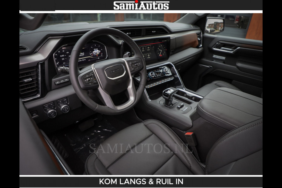 GMC Sierra DENALI 6.2 V8 426PK Full Option | De Meest Luxe Pick-Up in zijn Klasse | Comfortabele Dubbele Cabine met Royale 5 Zitplaatsen | BPM vrij | Nu Leverbaar uit Voorraad | Voorraad Nr 1924 | De specialist in Amerikaanse pick‑ups in Nederland en Europa.