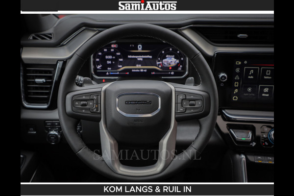 GMC Sierra DENALI 6.2 V8 426PK Full Option | De Meest Luxe Pick-Up in zijn Klasse | Comfortabele Dubbele Cabine met Royale 5 Zitplaatsen | BPM vrij | Nu Leverbaar uit Voorraad | Voorraad Nr 1924 | De specialist in Amerikaanse pick‑ups in Nederland en Europa.