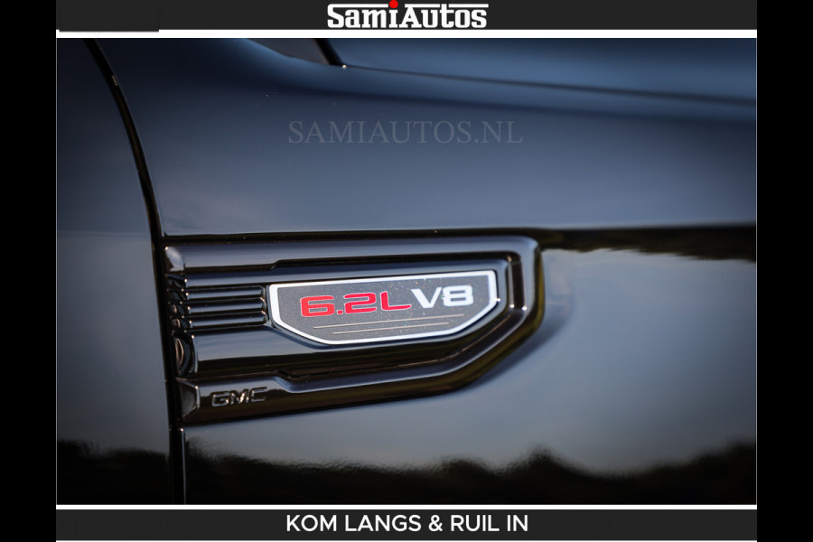 GMC Sierra DENALI 6.2 V8 426PK Full Option | De Meest Luxe Pick-Up in zijn Klasse | Comfortabele Dubbele Cabine met Royale 5 Zitplaatsen | BPM vrij | Nu Leverbaar uit Voorraad | Voorraad Nr 1924 | De specialist in Amerikaanse pick‑ups in Nederland en Europa.