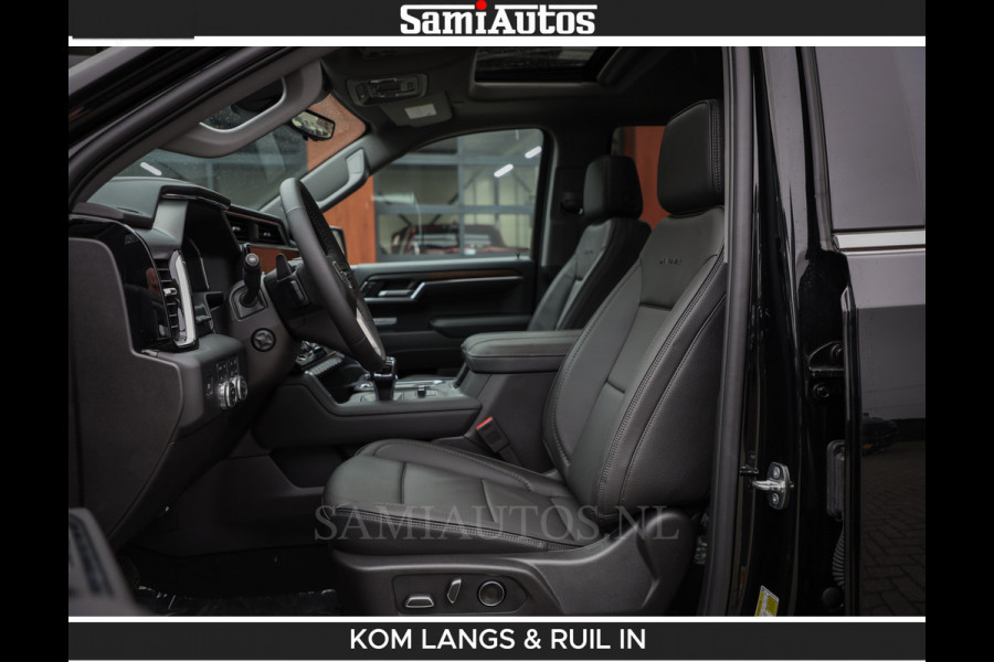 GMC Sierra DENALI 6.2 V8 426PK Full Option | De Meest Luxe Pick-Up in zijn Klasse | Comfortabele Dubbele Cabine met Royale 5 Zitplaatsen | BPM vrij | Nu Leverbaar uit Voorraad | Voorraad Nr 1924 | De specialist in Amerikaanse pick‑ups in Nederland en Europa.