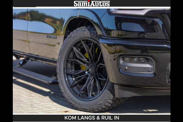 Dodge Ram Limited Night H.O 540HP 706Nm | Massage + Full Option | De Meest Luxe en Volle Pick-Up in zijn Klasse | Comfortabele Dubbele Cabine met Royale 5 Zitplaatsen | BPM vrij | Nu Leverbaar uit Voorraad | Voorraad Nr 2356 - 0990 | De specialist in Amerikaanse pick‑ups in Nederland en Europa.