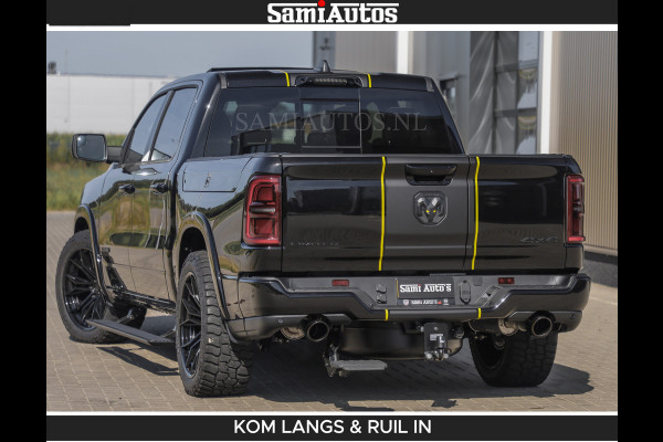 Dodge Ram Limited Night H.O 540HP 706Nm | Massage + Full Option | De Meest Luxe en Volle Pick-Up in zijn Klasse | Comfortabele Dubbele Cabine met Royale 5 Zitplaatsen | BPM vrij | Nu Leverbaar uit Voorraad | Voorraad Nr 2356 - 0990 | De specialist in Amerikaanse pick‑ups in Nederland en Europa.
