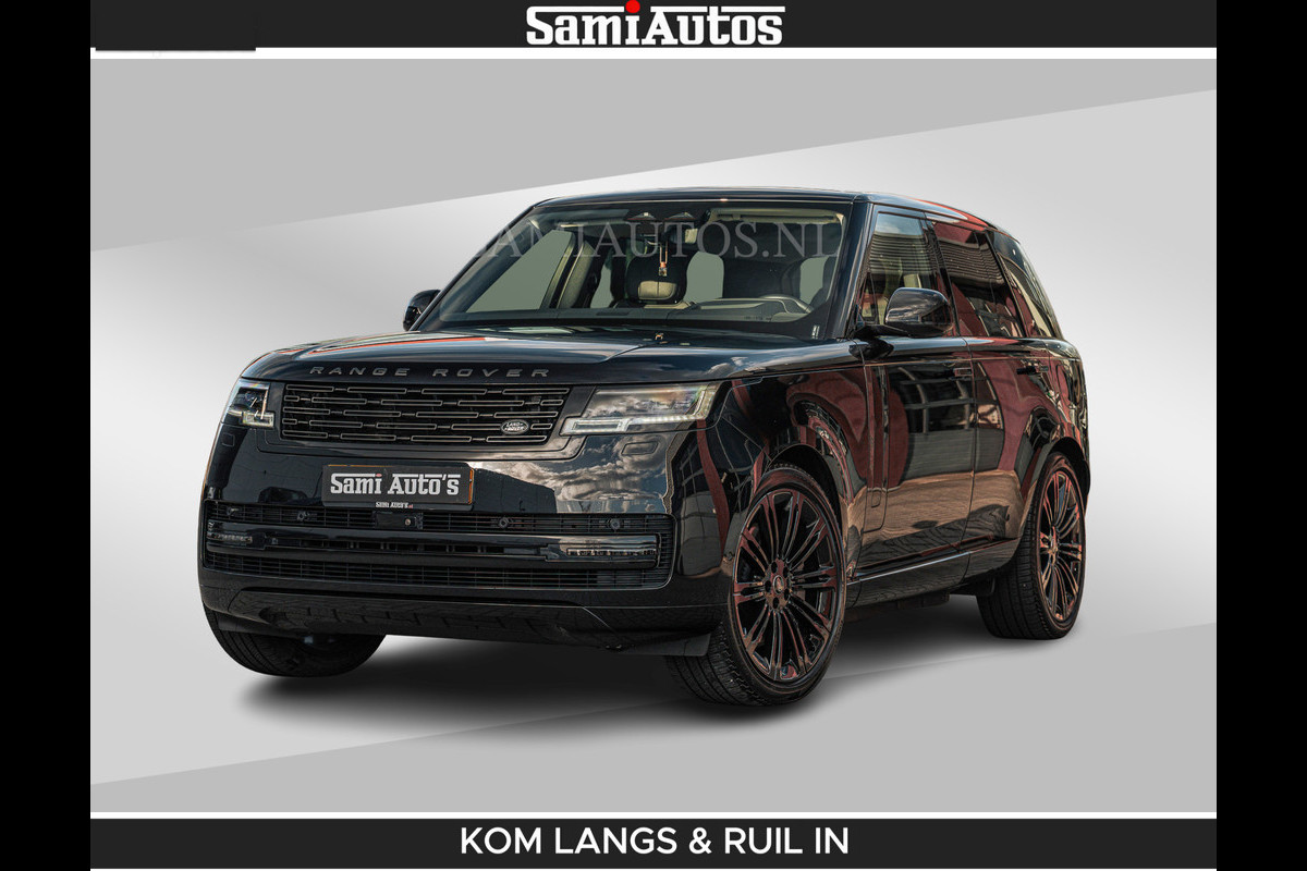 Land Rover Range Rover P550e 551 PK GARANTIE TOT 14-03-2029 | ACHTERAS BESTURING | SOFT CLOSE | HEAD-UP | FACELIFT MODEL | 23 INCH VELGEN | PANORAMADAK | STUURVERWARMING | STOEL KOELING | Incl btw | Fabrieksgarantie tot 14-03-2029 – Geniet van gemoedsrust met uitgebreide dekking tot deze datum.
