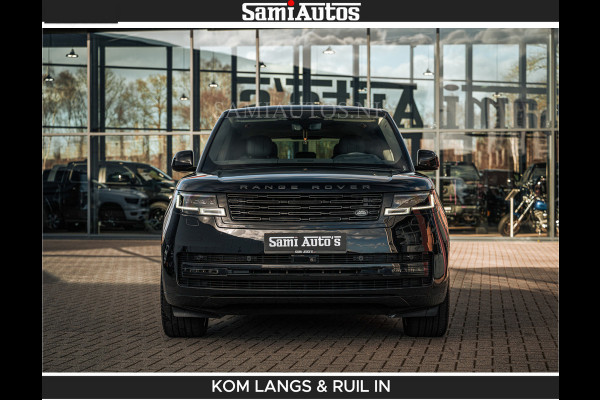 Land Rover Range Rover P550e 551 PK GARANTIE TOT 14-03-2029 | ACHTERAS BESTURING | SOFT CLOSE | HEAD-UP | FACELIFT MODEL | 23 INCH VELGEN | PANORAMADAK | STUURVERWARMING | STOEL KOELING | Incl btw | Fabrieksgarantie tot 14-03-2029 – Geniet van gemoedsrust met uitgebreide dekking tot deze datum.