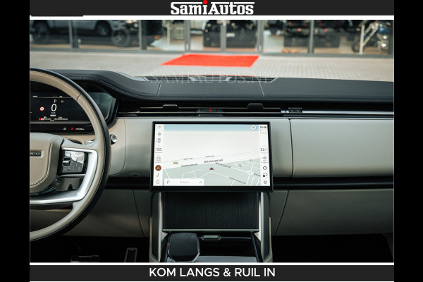 Land Rover Range Rover P550e 551 PK GARANTIE TOT 14-03-2029 | ACHTERAS BESTURING | SOFT CLOSE | HEAD-UP | FACELIFT MODEL | 23 INCH VELGEN | PANORAMADAK | STUURVERWARMING | STOEL KOELING | Incl btw | Fabrieksgarantie tot 14-03-2029 – Geniet van gemoedsrust met uitgebreide dekking tot deze datum.