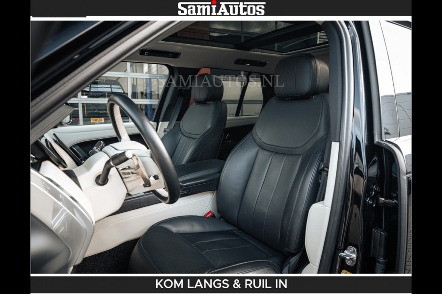Land Rover Range Rover P550e 551 PK GARANTIE TOT 14-03-2029 | ACHTERAS BESTURING | SOFT CLOSE | HEAD-UP | FACELIFT MODEL | 23 INCH VELGEN | PANORAMADAK | STUURVERWARMING | STOEL KOELING | Incl btw | Fabrieksgarantie tot 14-03-2029 – Geniet van gemoedsrust met uitgebreide dekking tot deze datum.