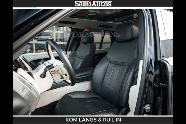 Land Rover Range Rover P550e 551 PK GARANTIE TOT 14-03-2029 | ACHTERAS BESTURING | SOFT CLOSE | HEAD-UP | FACELIFT MODEL | 23 INCH VELGEN | PANORAMADAK | STUURVERWARMING | STOEL KOELING | Incl btw | Fabrieksgarantie tot 14-03-2029 – Geniet van gemoedsrust met uitgebreide dekking tot deze datum.