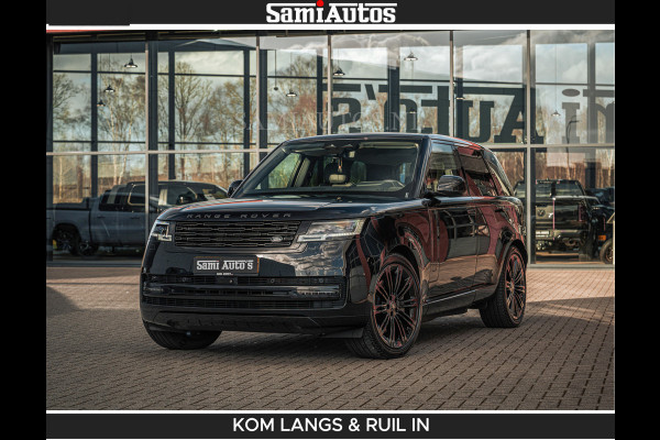 Land Rover Range Rover P550e 551 PK GARANTIE TOT 14-03-2029 | ACHTERAS BESTURING | SOFT CLOSE | HEAD-UP | FACELIFT MODEL | 23 INCH VELGEN | PANORAMADAK | STUURVERWARMING | STOEL KOELING | Incl btw | Fabrieksgarantie tot 14-03-2029 – Geniet van gemoedsrust met uitgebreide dekking tot deze datum.
