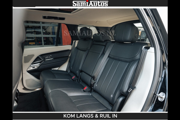 Land Rover Range Rover P550e 551 PK GARANTIE TOT 14-03-2029 | ACHTERAS BESTURING | SOFT CLOSE | HEAD-UP | FACELIFT MODEL | 23 INCH VELGEN | PANORAMADAK | STUURVERWARMING | STOEL KOELING | Incl btw | Fabrieksgarantie tot 14-03-2029 – Geniet van gemoedsrust met uitgebreide dekking tot deze datum.