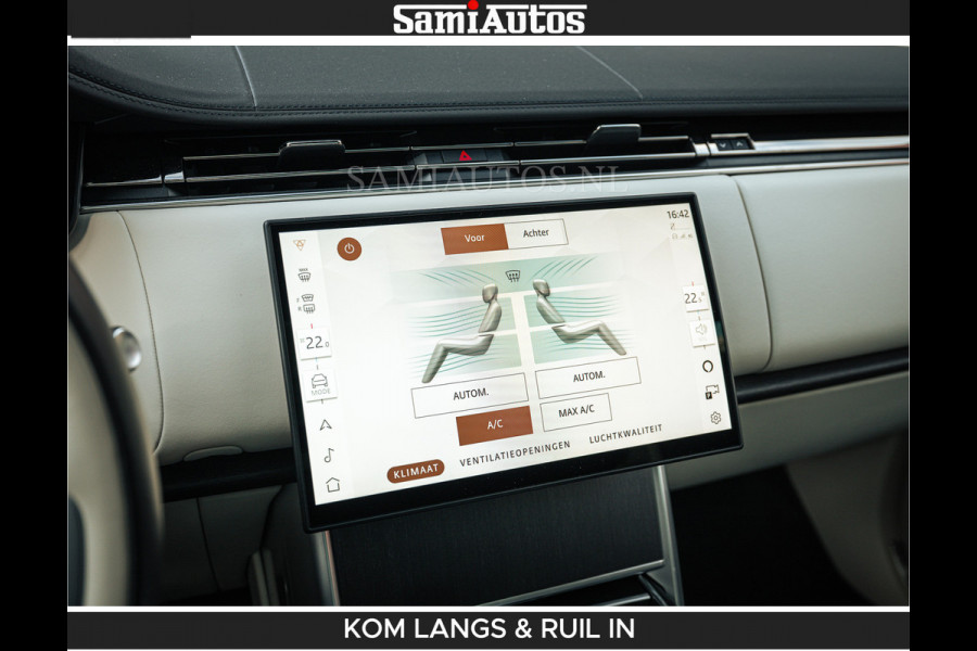 Land Rover Range Rover P550e 551 PK GARANTIE TOT 14-03-2029 | ACHTERAS BESTURING | SOFT CLOSE | HEAD-UP | FACELIFT MODEL | 23 INCH VELGEN | PANORAMADAK | STUURVERWARMING | STOEL KOELING | Incl btw | Fabrieksgarantie tot 14-03-2029 – Geniet van gemoedsrust met uitgebreide dekking tot deze datum.