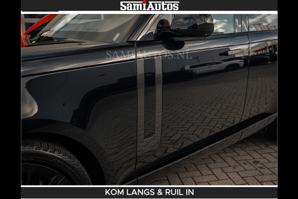 Land Rover Range Rover P550e 551 PK GARANTIE TOT 14-03-2029 | ACHTERAS BESTURING | SOFT CLOSE | HEAD-UP | FACELIFT MODEL | 23 INCH VELGEN | PANORAMADAK | STUURVERWARMING | STOEL KOELING | Incl btw | Fabrieksgarantie tot 14-03-2029 – Geniet van gemoedsrust met uitgebreide dekking tot deze datum.