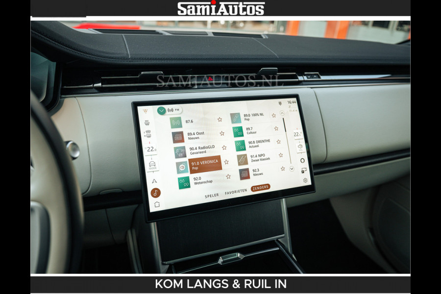 Land Rover Range Rover P550e 551 PK GARANTIE TOT 14-03-2029 | ACHTERAS BESTURING | SOFT CLOSE | HEAD-UP | FACELIFT MODEL | 23 INCH VELGEN | PANORAMADAK | STUURVERWARMING | STOEL KOELING | Incl btw | Fabrieksgarantie tot 14-03-2029 – Geniet van gemoedsrust met uitgebreide dekking tot deze datum.
