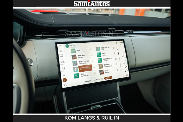 Land Rover Range Rover P550e 551 PK GARANTIE TOT 14-03-2029 | ACHTERAS BESTURING | SOFT CLOSE | HEAD-UP | FACELIFT MODEL | 23 INCH VELGEN | PANORAMADAK | STUURVERWARMING | STOEL KOELING | Incl btw | Fabrieksgarantie tot 14-03-2029 – Geniet van gemoedsrust met uitgebreide dekking tot deze datum.