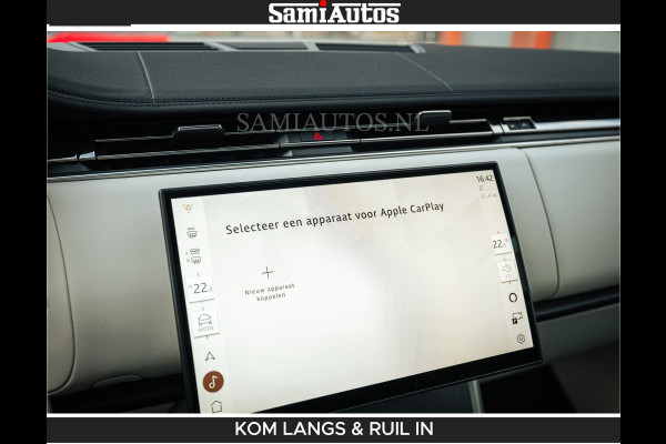 Land Rover Range Rover P550e 551 PK GARANTIE TOT 14-03-2029 | ACHTERAS BESTURING | SOFT CLOSE | HEAD-UP | FACELIFT MODEL | 23 INCH VELGEN | PANORAMADAK | STUURVERWARMING | STOEL KOELING | Incl btw | Fabrieksgarantie tot 14-03-2029 – Geniet van gemoedsrust met uitgebreide dekking tot deze datum.
