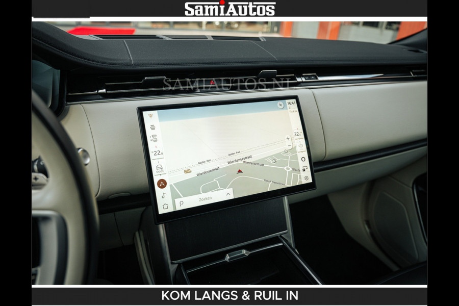 Land Rover Range Rover P550e 551 PK GARANTIE TOT 14-03-2029 | ACHTERAS BESTURING | SOFT CLOSE | HEAD-UP | FACELIFT MODEL | 23 INCH VELGEN | PANORAMADAK | STUURVERWARMING | STOEL KOELING | Incl btw | Fabrieksgarantie tot 14-03-2029 – Geniet van gemoedsrust met uitgebreide dekking tot deze datum.