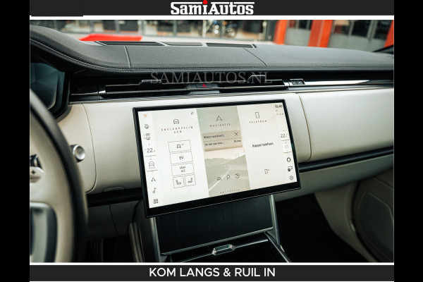 Land Rover Range Rover P550e 551 PK GARANTIE TOT 14-03-2029 | ACHTERAS BESTURING | SOFT CLOSE | HEAD-UP | FACELIFT MODEL | 23 INCH VELGEN | PANORAMADAK | STUURVERWARMING | STOEL KOELING | Incl btw | Fabrieksgarantie tot 14-03-2029 – Geniet van gemoedsrust met uitgebreide dekking tot deze datum.