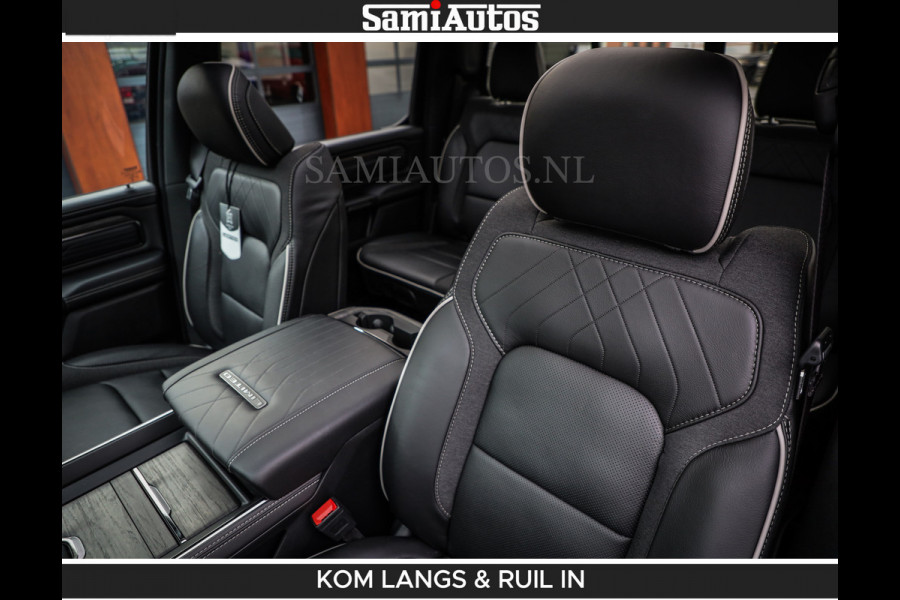 Dodge Ram LIMITED SPORT H.O 540 PK | Massage + Full Option | De Meest Luxe en Volle Pick-Up in zijn Klasse | Comfortabele Dubbele Cabine met Royale 5 Zitplaatsen | BPM vrij | Nu Leverbaar uit Voorraad | Voorraad Nr 2355 - 5149 | De specialist in Amerikaanse pick‑ups in Nederland en Europa.