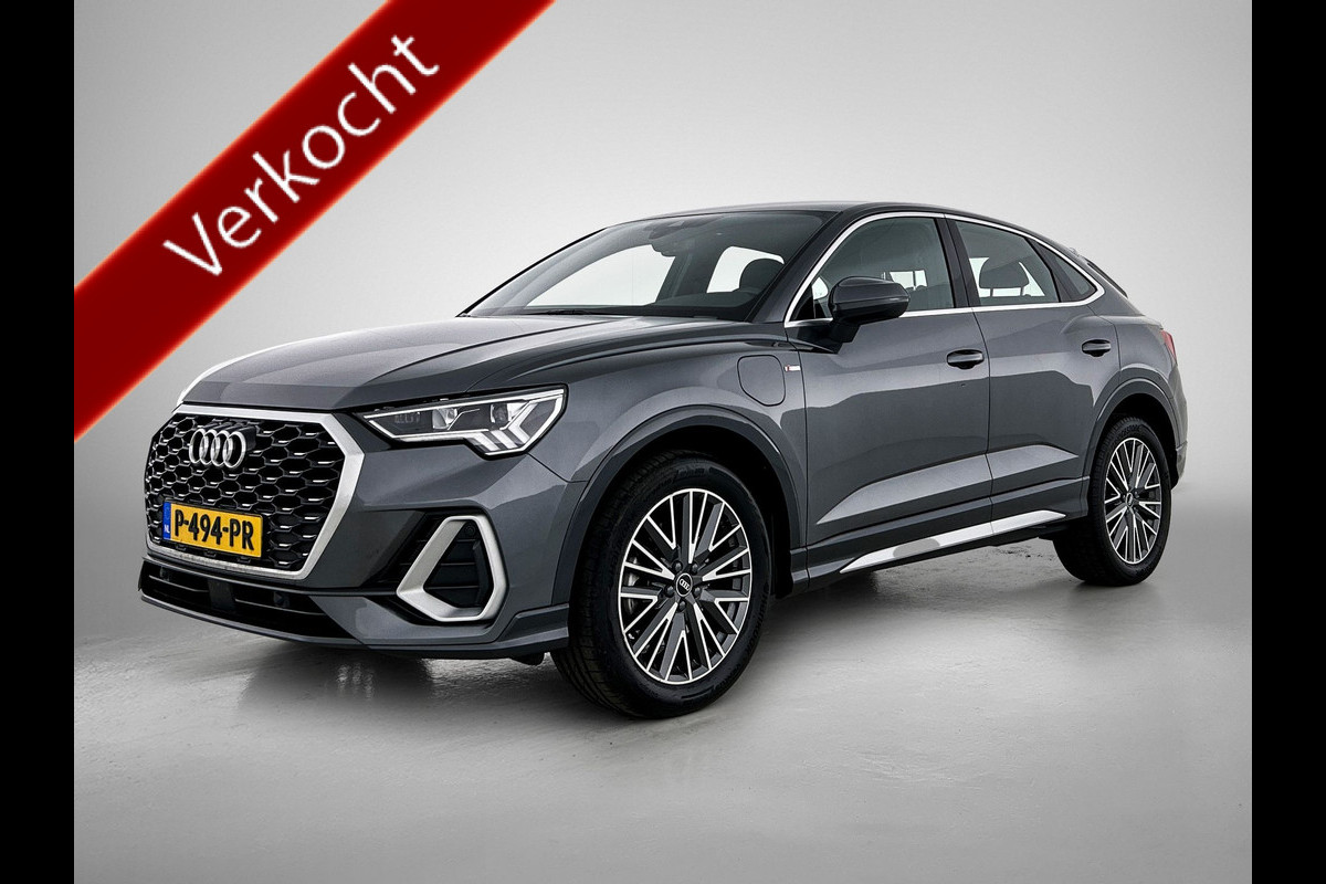 Audi Q3 Sportback 45 TFSI e Hybride S Edition / 1/2 Leder-Sport / Navigatie-multimedia / Airco-ecc./ Pdc./ A.klep electrisch / Apk 05-2028