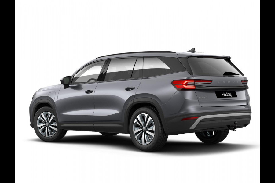 Škoda Kodiaq 1.5 TSI PHEV Edition 204 pk 6 versn. DSG | Trekhaak | Sunset | Velgen: 18" lichtmetalen velgen Soira aero, zilver