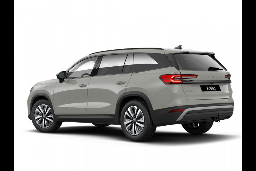 Škoda Kodiaq 1.5 TSI PHEV Edition 204 pk 6 versn. DSG | Trekhaak | Panorama Dak | Sunset | Velgen: 18" lichtmetalen velgen Soira aero, zilver