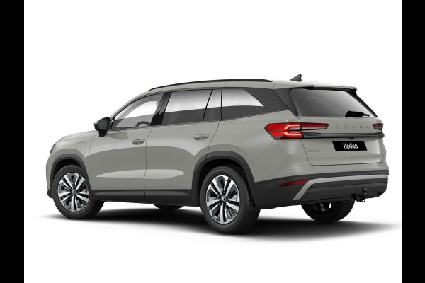 Škoda Kodiaq 1.5 TSI PHEV Edition 204 pk 6 versn. DSG | Trekhaak | Panorama Dak | Sunset | Velgen: 18" lichtmetalen velgen Soira aero, zilver