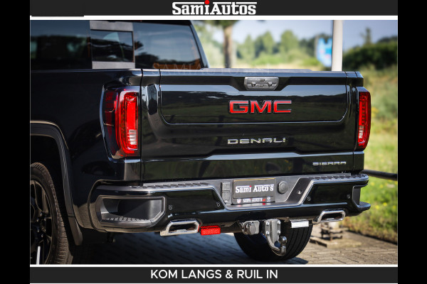 GMC Sierra DENALI 6.2 V8 426PK Full Option | De Meest Luxe Pick-Up in zijn Klasse | Comfortabele Dubbele Cabine met Royale 5 Zitplaatsen | BPM vrij | Nu Leverbaar uit Voorraad | Voorraad Nr 1539 | De specialist in Amerikaanse pick‑ups in Nederland en Europa.