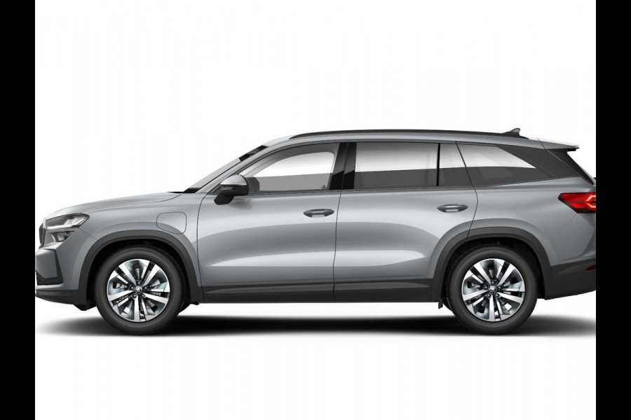 Škoda Kodiaq 1.5 TSI PHEV Edition 204 pk 6 versn. DSG | Sunset | Trekhaak |  18" lichtmetalen velgen Soira aero, zilver